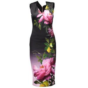 Ted Baker Floral Midi Dress